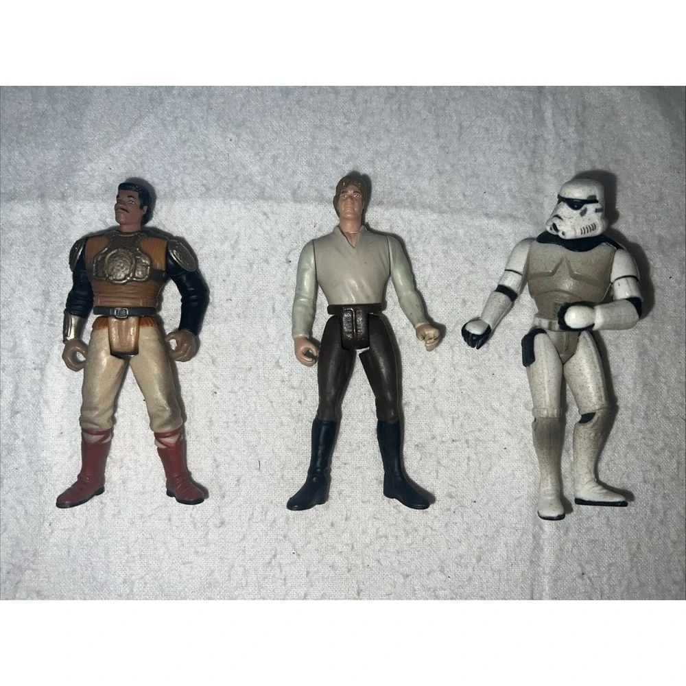 90s Star Wars Lando Clarisian As Skiff Guard 96 Luke Skywalker 96 Sandtrooper